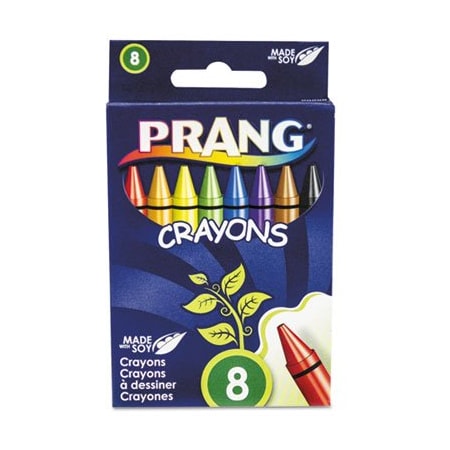 Dixon Ticonderoga Prang, Crayons Made With Soy, 8PK 00000